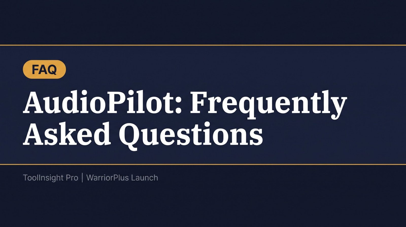 AudioPilot FAQ - pricing, refunds, distribution and licensing questions answered