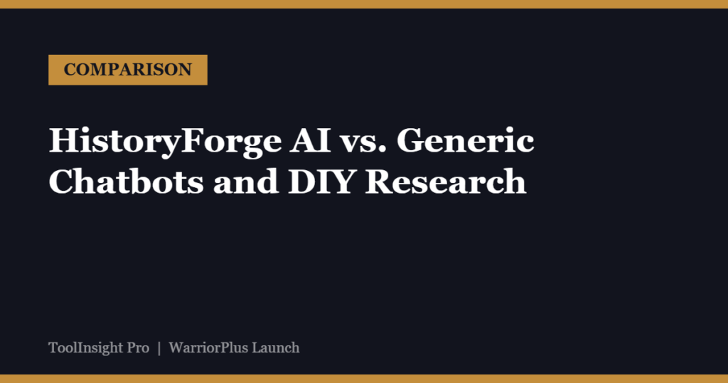 HistoryForge AI alternatives