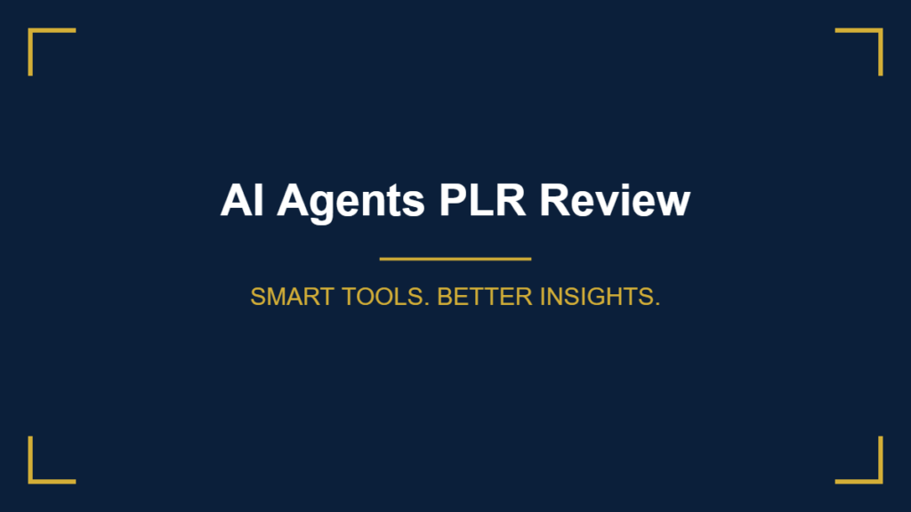 AI Agents PLR review