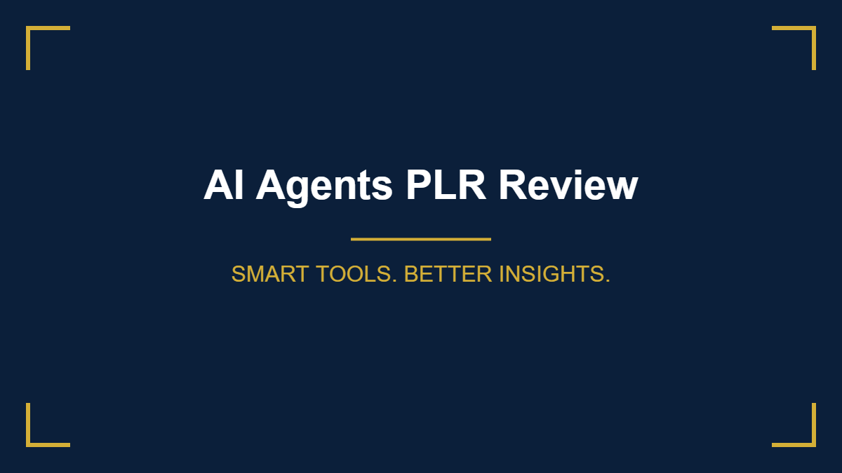 AI Agents PLR alternatives comparison chart