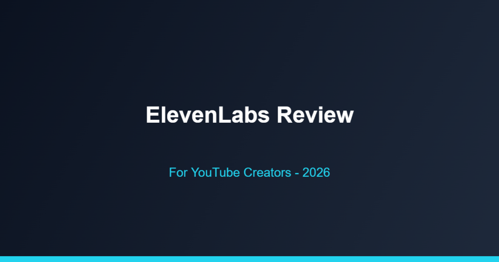 ElevenLabs review for YouTube creators
