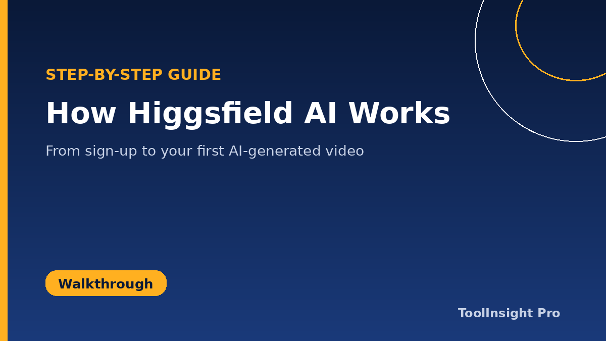 How Higgsfield AI works step by step guide 2026