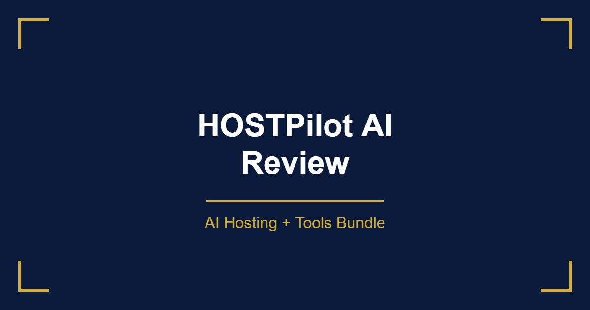 HOSTPilot AI review dashboard concept