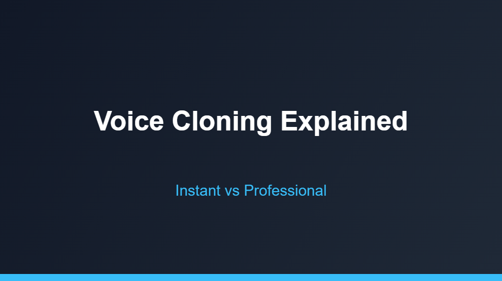 how ElevenLabs AI voice generator works voice cloning