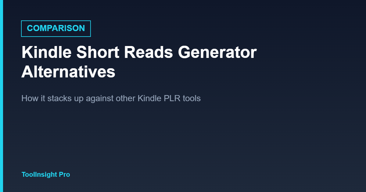 Kindle Short Reads Generator alternatives