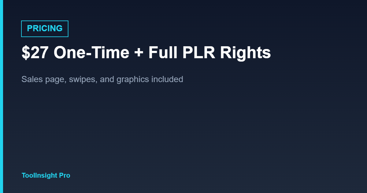 Kindle Short Reads Generator pricing and PLR rights