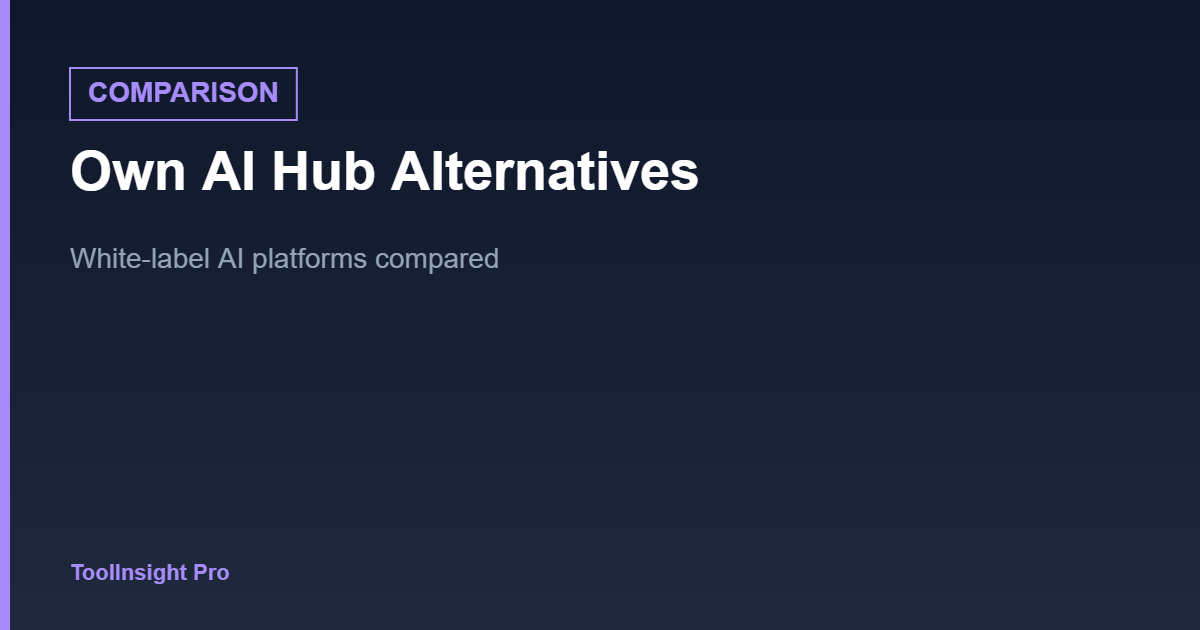 Own AI Hub alternatives