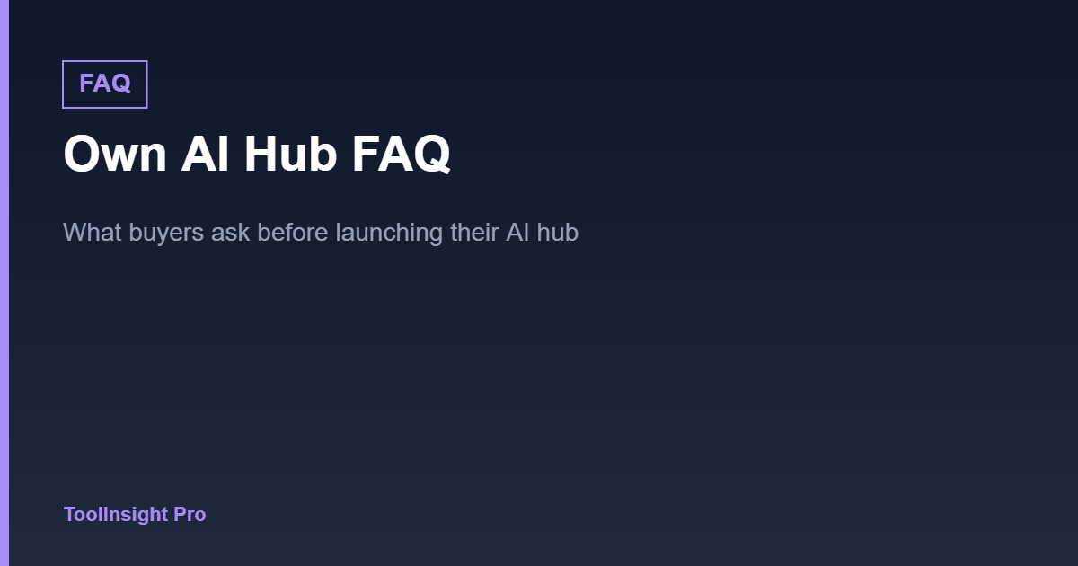 Own AI Hub FAQ