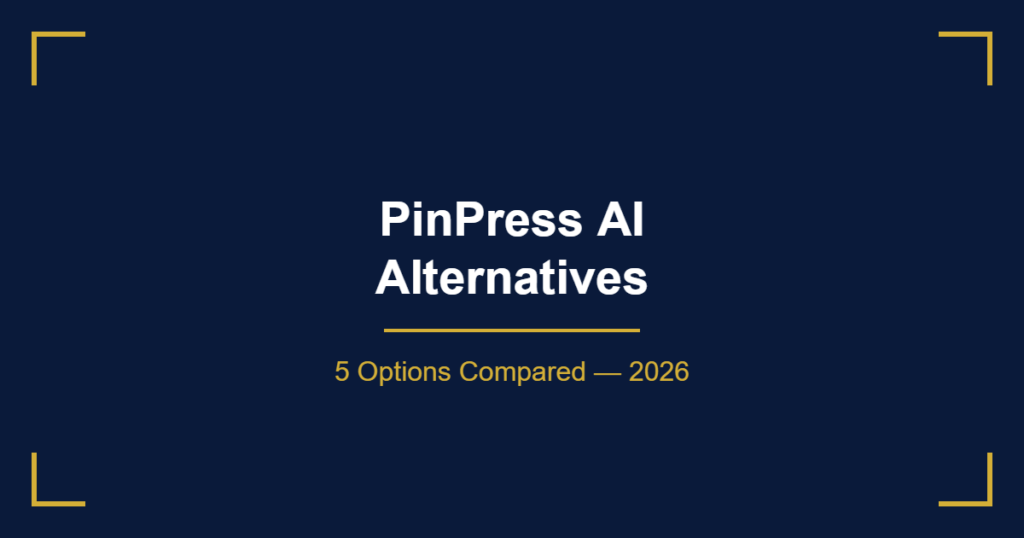 PinPress AI alternatives comparison chart