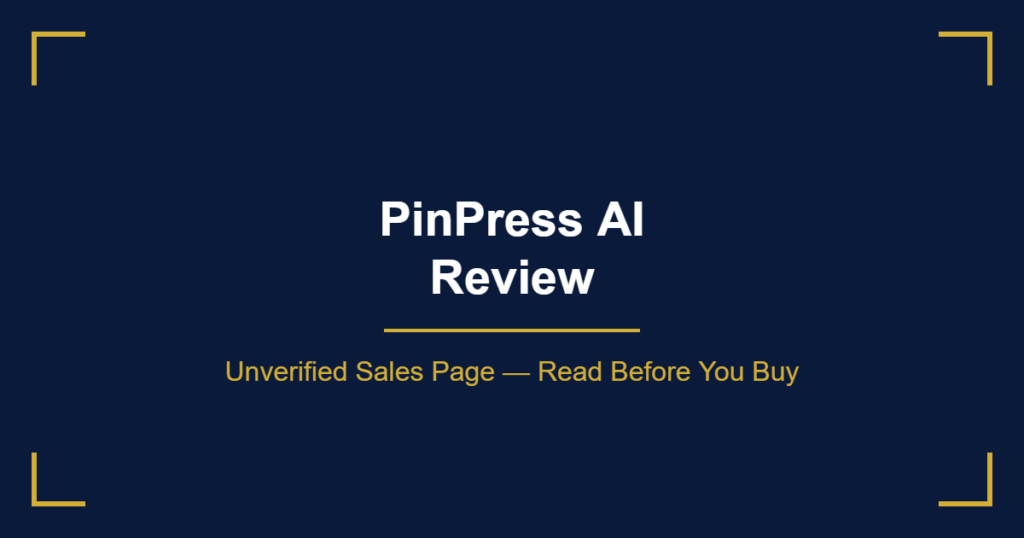 PinPress AI review honest assessment