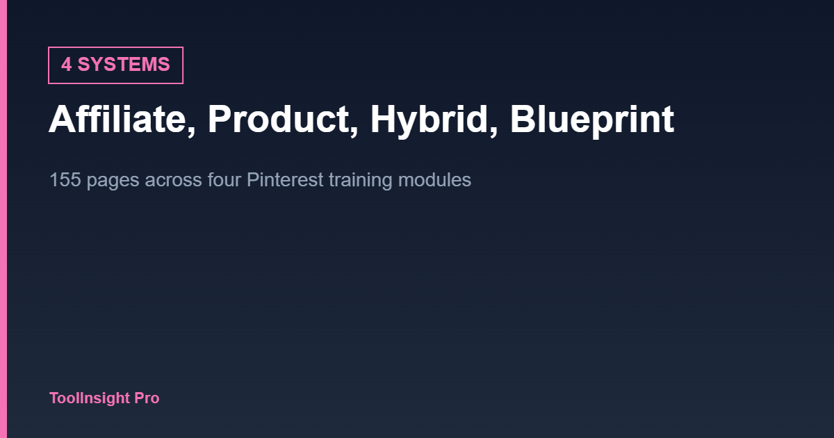 PinTraffix four training systems