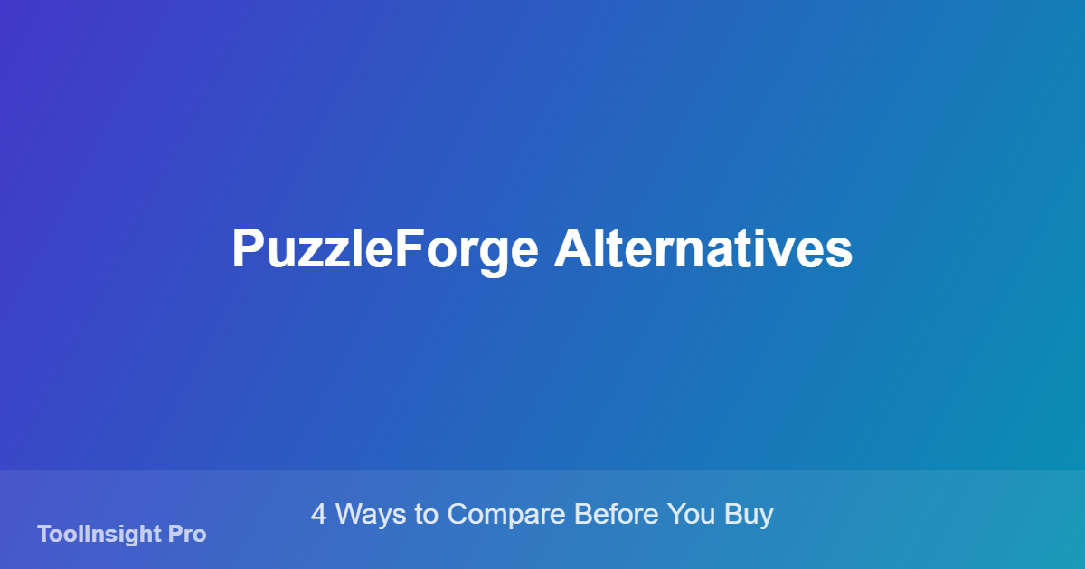 Comparison of PuzzleForge against other puzzle book creation methods