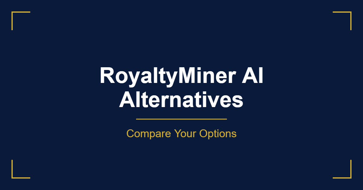 RoyaltyMiner AI alternatives comparison chart