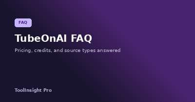 TubeOnAI FAQ branded featured image